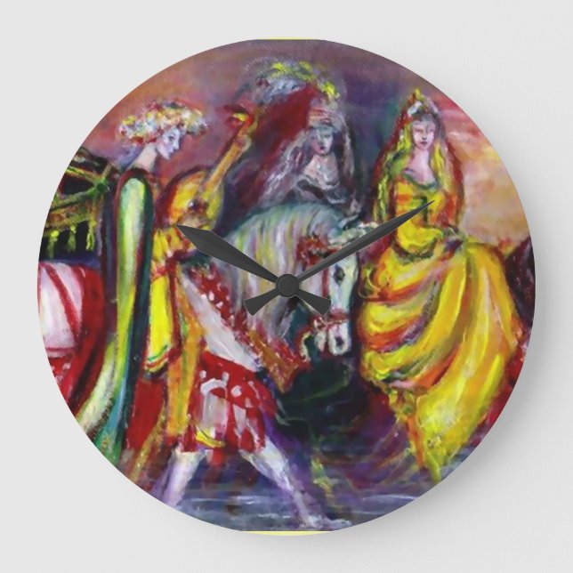 Grande Horloge Ronde LES ÉQUILIBRÉS DANS L'Imaginaire DE NUIT (Recto)