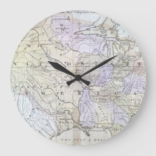 Grande Horloge Ronde Les ETATS-UNIS TRACENT, c1812