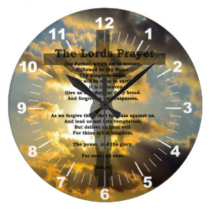 Grande Horloge Ronde Les seigneurs Prayer Clock