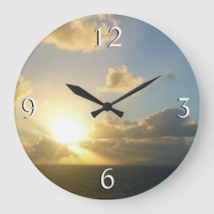 Grande Horloge Ronde Lever du soleil sur San Juan II Porto Rico