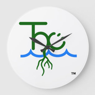 Grande Horloge Ronde L'horloge de Happy Cultivator™