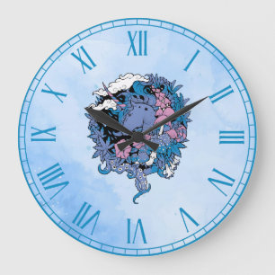 Grande Horloge Ronde Licorne