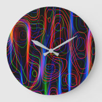 Lignes courbes multicolores de Neon très COOL