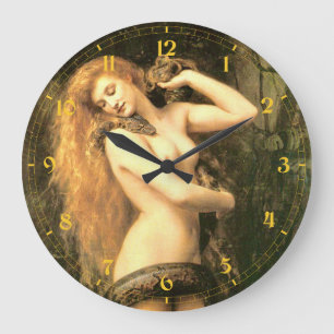 Grande Horloge Ronde Lilith par John Collier