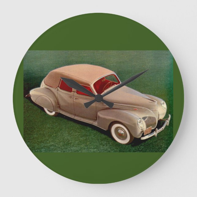 Grande Horloge Ronde Lincoln Zephyr 1939 (Recto)