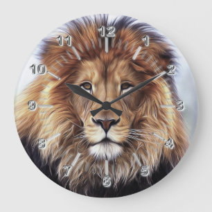 Grande Horloge Ronde Lion