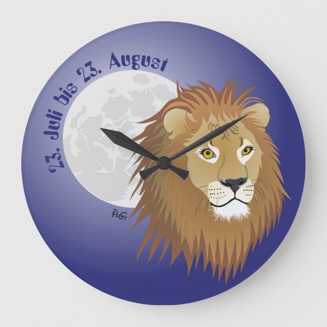 Grande Horloge Ronde Lion (Recto)