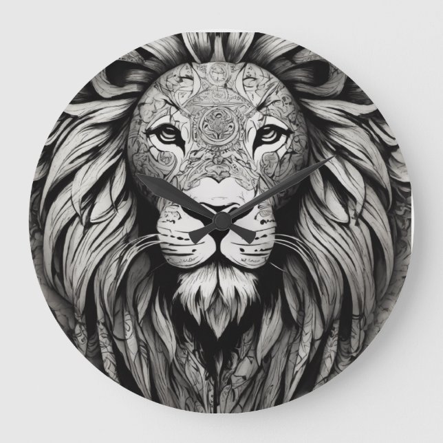 GRANDE HORLOGE RONDE LION WATCH (Recto)