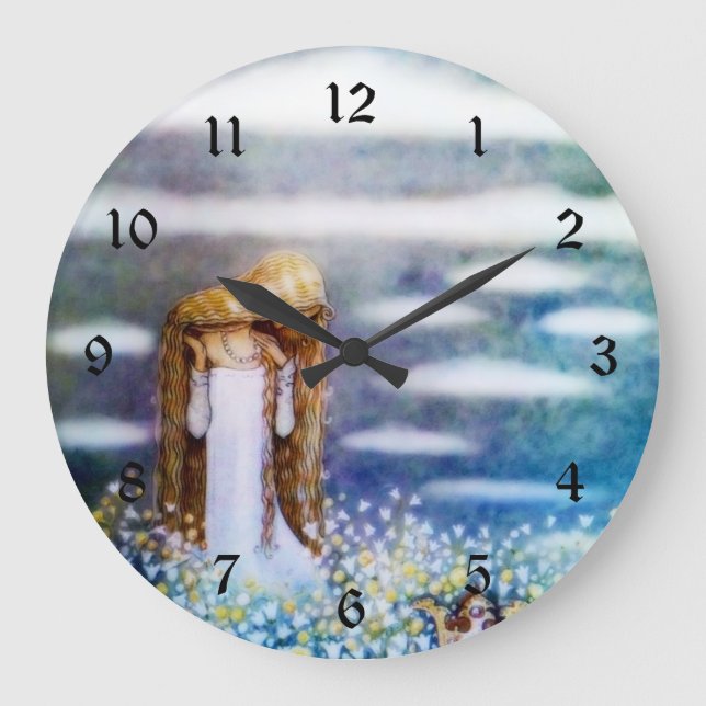 Grande Horloge Ronde Little Princess Cottongrass (Recto)