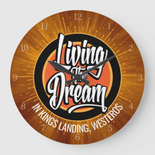 Grande Horloge Ronde Living the Dream Large Clock
