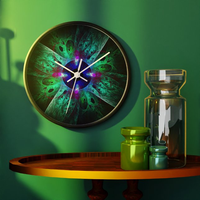 Grande Horloge Ronde L'oeil Abstrait Art Round (The Eye Abstract Art Round Clock)