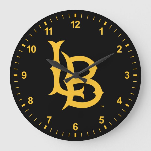 Grande Horloge Ronde Logo de Long Beach State (Recto)