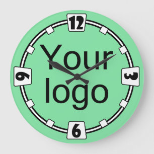 Grande Horloge Ronde logo, logo, simple, minimaliste, bureau