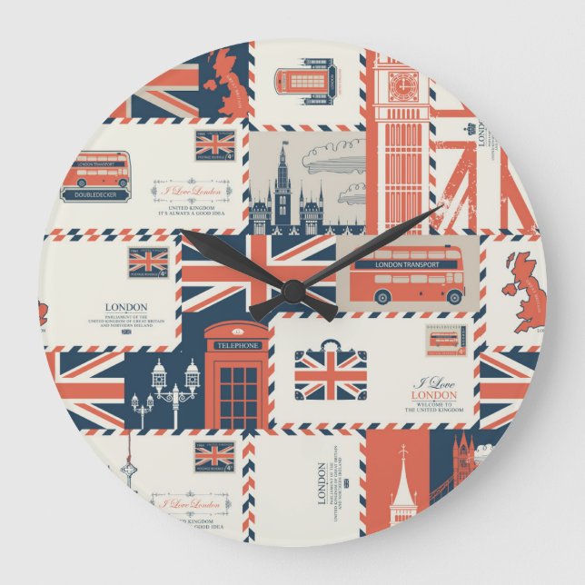 Grande Horloge Ronde London Post Wall Clock (Recto)