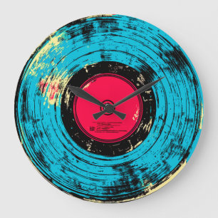 Grande Horloge Ronde Longue lecture de l'horloge murale