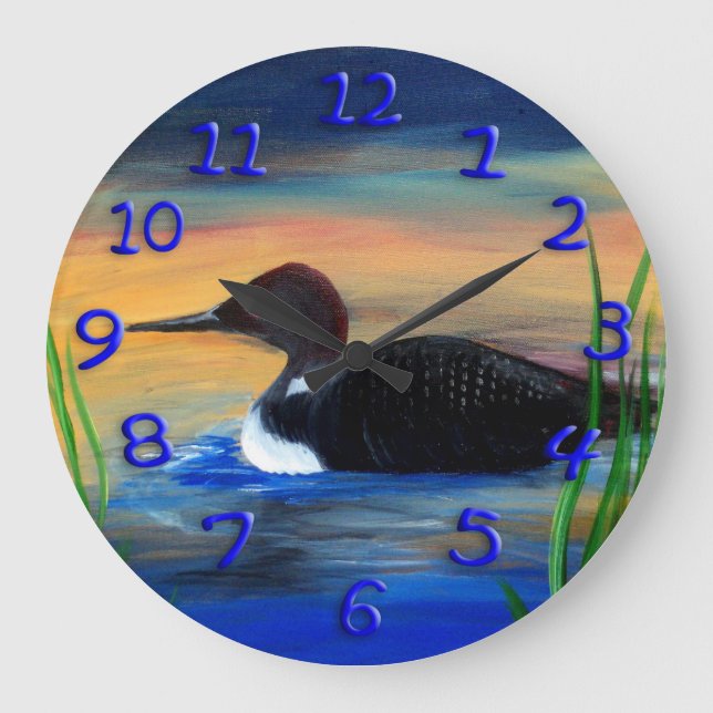 Grande Horloge Ronde Loon clock from memories du Minnesota (Recto)
