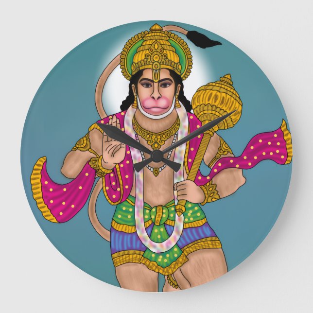Grande Horloge Ronde Lord Hanuman Clock (Recto)