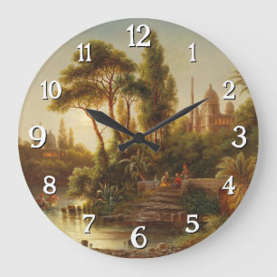 Grande Horloge Ronde L'Orient sous la lumière du soir - Albert Rieger