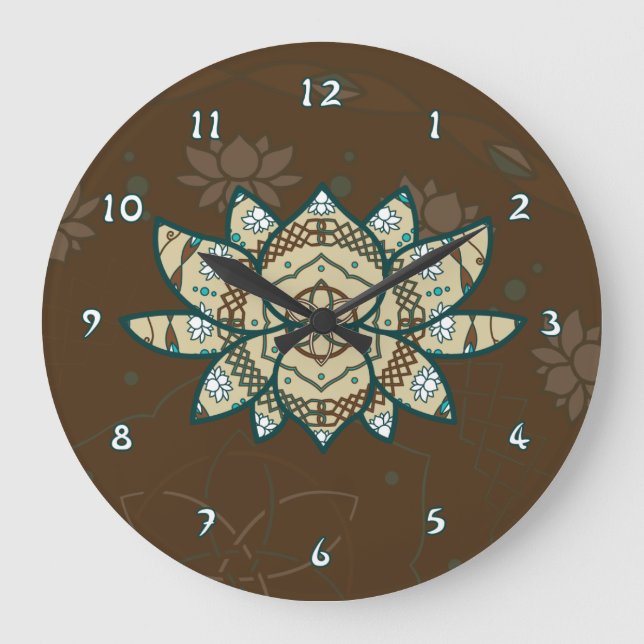 Grande Horloge Ronde Lotus clock (Recto)