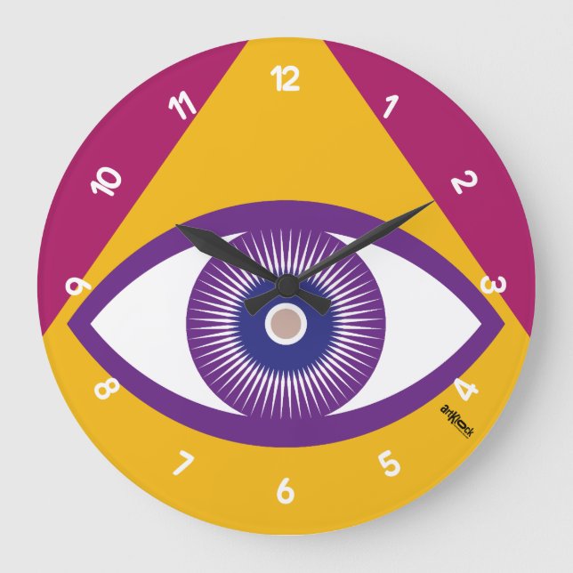 GRANDE HORLOGE RONDE LOVE TIME IS ALL-SEEING BY MASANSER (Recto)