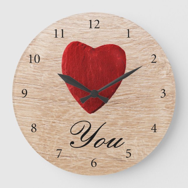 Grande Horloge Ronde Love you (Recto)