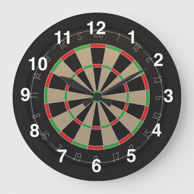 Grande Horloge Ronde Lover Dartboard (Recto)