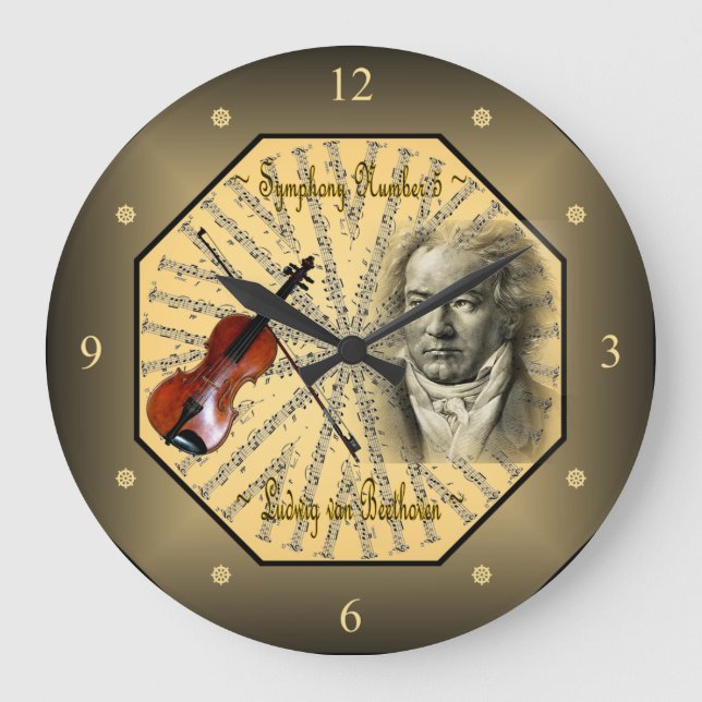 Grande Horloge Ronde Ludwig van Beethoven (Recto)
