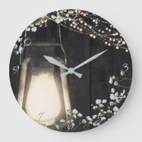 Luminaire rustique et souffle de bébé Floral