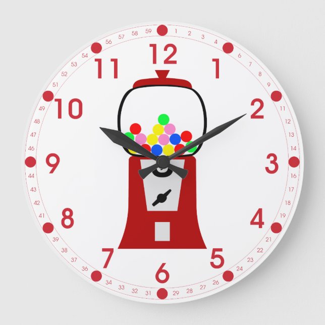 Grande Horloge Ronde Machine de Gumball (Recto)