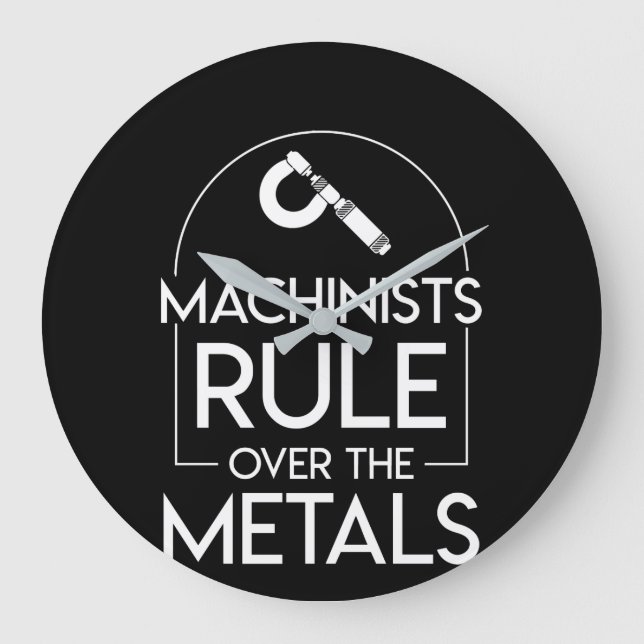 Grande Horloge Ronde Machinist Rule Over The Metals (Recto)