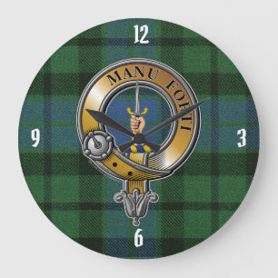 Grande Horloge Ronde MacKay Tartan & Badge
