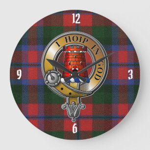 Grande Horloge Ronde MacNaughton Tartan & Badge