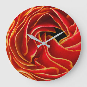 Grande Horloge Ronde Macro Fleur   Champs de fleurs Carlsbad, CA