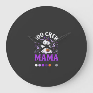 Grande Horloge Ronde Magie de maman boo Halloween