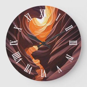 Grande Horloge Ronde Magnifique Antelope Canyon Nation Navajo