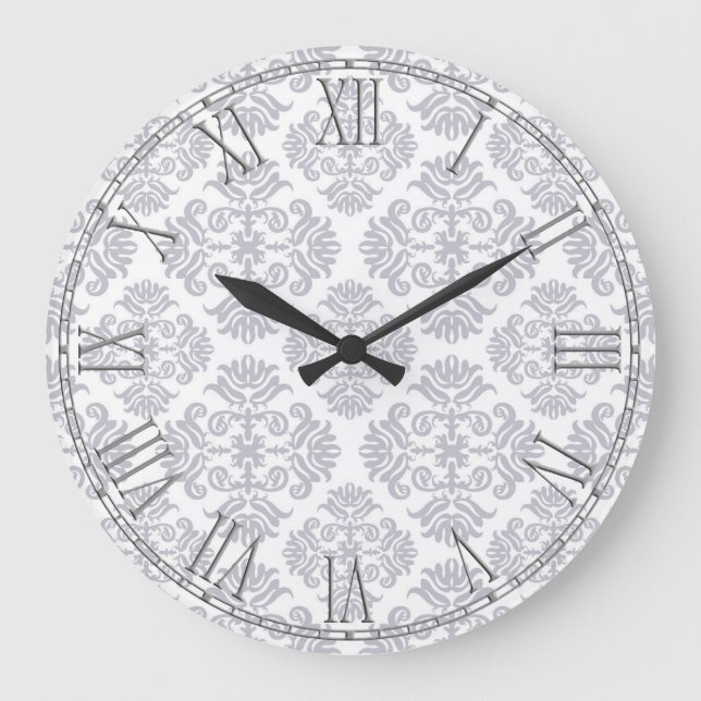 Grande Horloge Ronde Magnifique Pays Rustique Shabby Chic Grande Horlog (Recto)