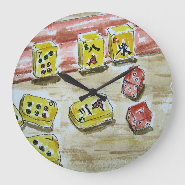 Grande Horloge Ronde Mah Jongg Clock (Recto)