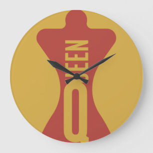 GRANDE HORLOGE RONDE MAÎTRE CHESS ORIGINAL BY MASANSER