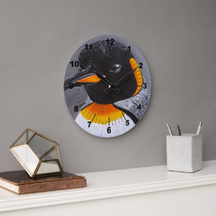 Grande Horloge Ronde Maître de la peinture de la zone crépusculaire par