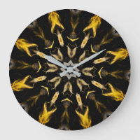 Mandala Abstrait noir et or