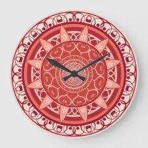 Mandala en rouge