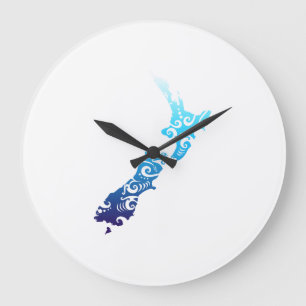 Grande Horloge Ronde Maori New Zealand Map Tribal Tattoo Gidea Idea