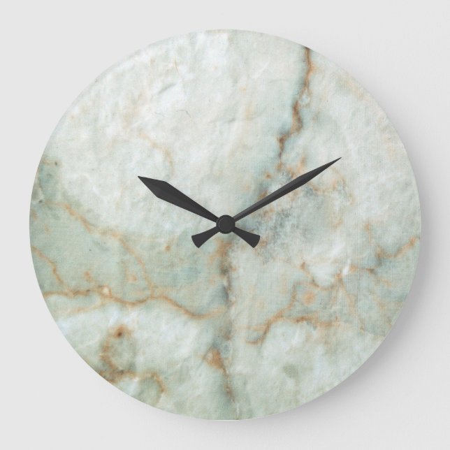 Grande Horloge Ronde Marbre blanc (Recto)