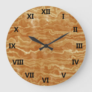 Grande Horloge Ronde Marbre égyptien