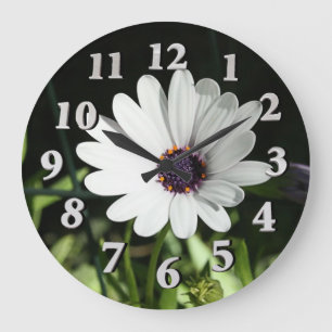Grande Horloge Ronde Marguerite africaine