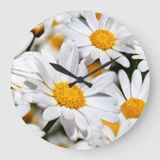 Grande Horloge Ronde Marguerites