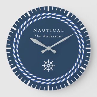 Grande Horloge Ronde Marine des cordes marines