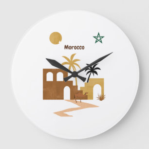 Grande Horloge Ronde Maroc 