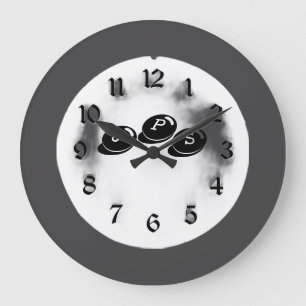 GRANDE HORLOGE RONDE MARQUE JPS