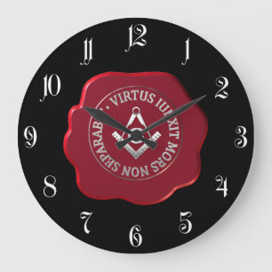 Grande Horloge Ronde Masonic wax seal